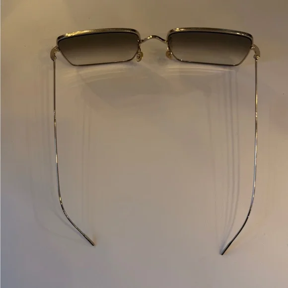 Authentic Oliver Peoples OV1236S 50358E Rassine Square Gold Sunglasses – w/ Case - Picture 9 of 9